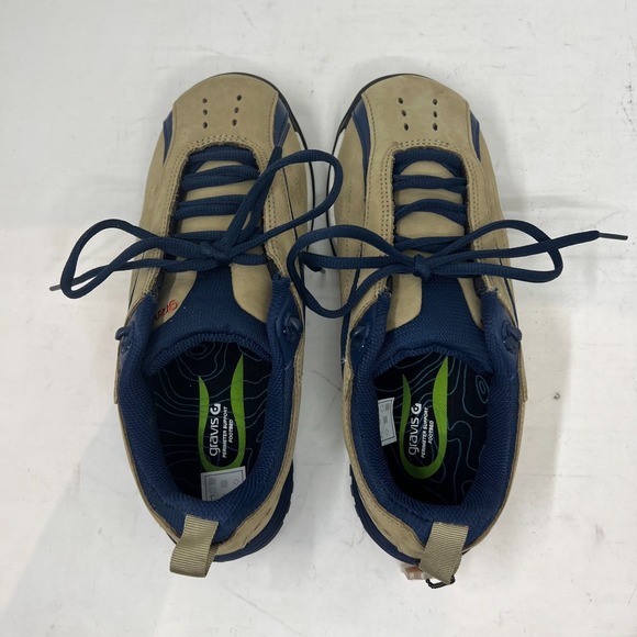Gravis Nineteen Sneakers Men's 8.5 Brown Suede Navy Laces Skate Style VTG NIB - Picture 12 of 16